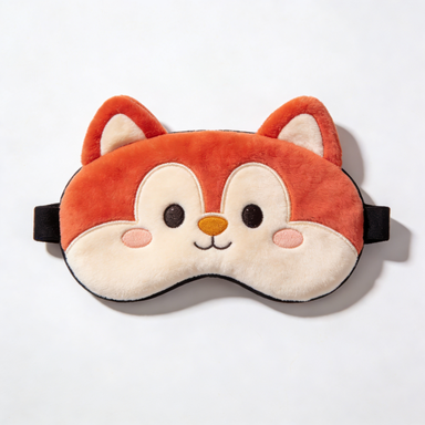 Adorable Plush Fox Shaped Sleep Eye Mask